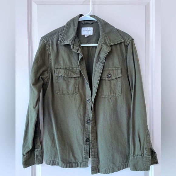 Goodfellow & Co Army Green Casual Jacket - Picture 1 of 5